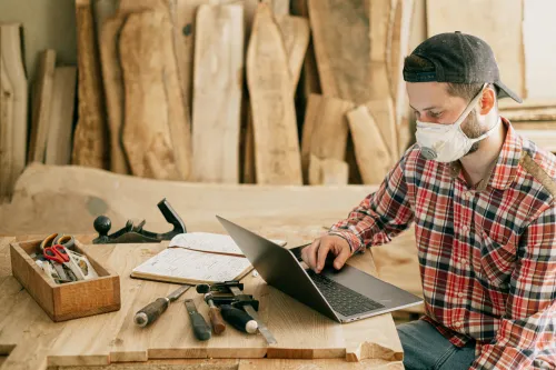 Heimwerker bei der Arbeit