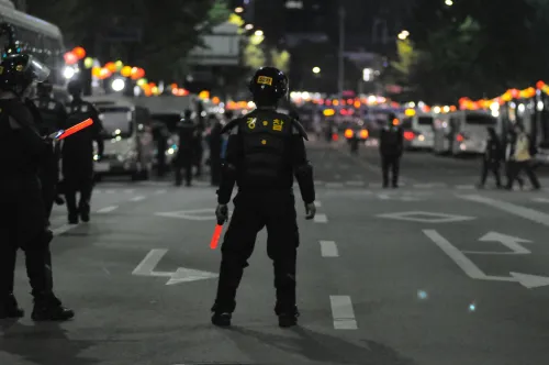 Polizist dokumentiert Schadensfall