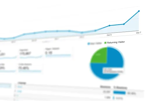 Anleger analysiert Portfolio